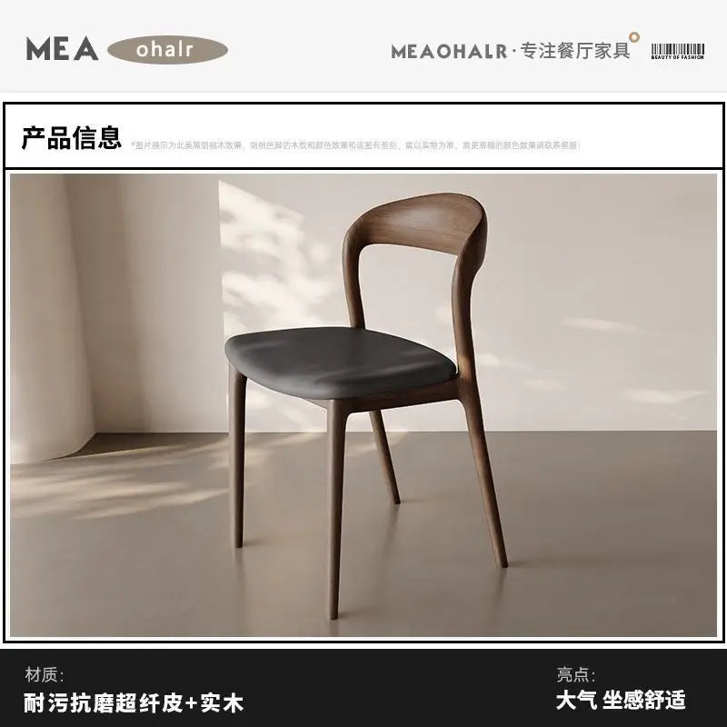 Nordic Solid Wood Dining Chair
