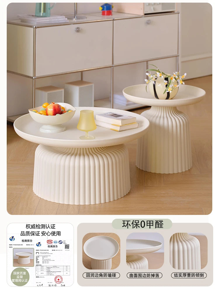 Luxury Round Coffee Table Set