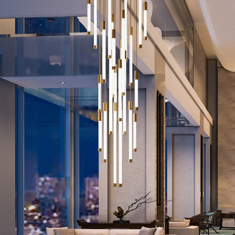 Modern Staircase LED Chandelier