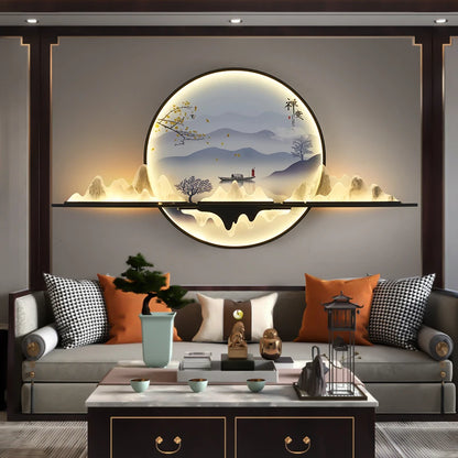 3D Landscape LED Wall Art