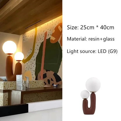 Nordic Double-Head Table Lamp