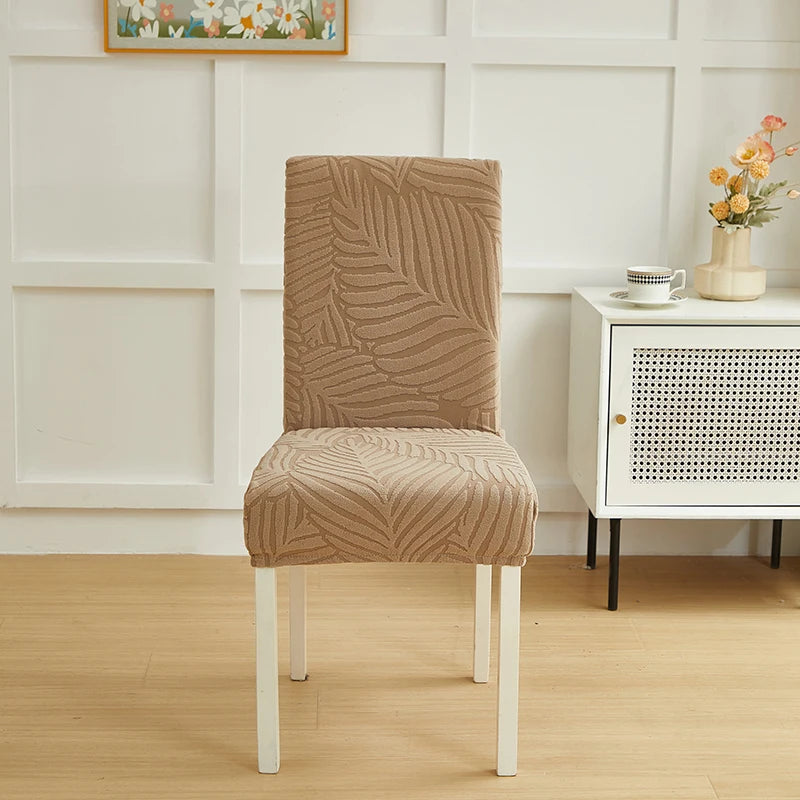 Leaf Jacquard Chair Covers