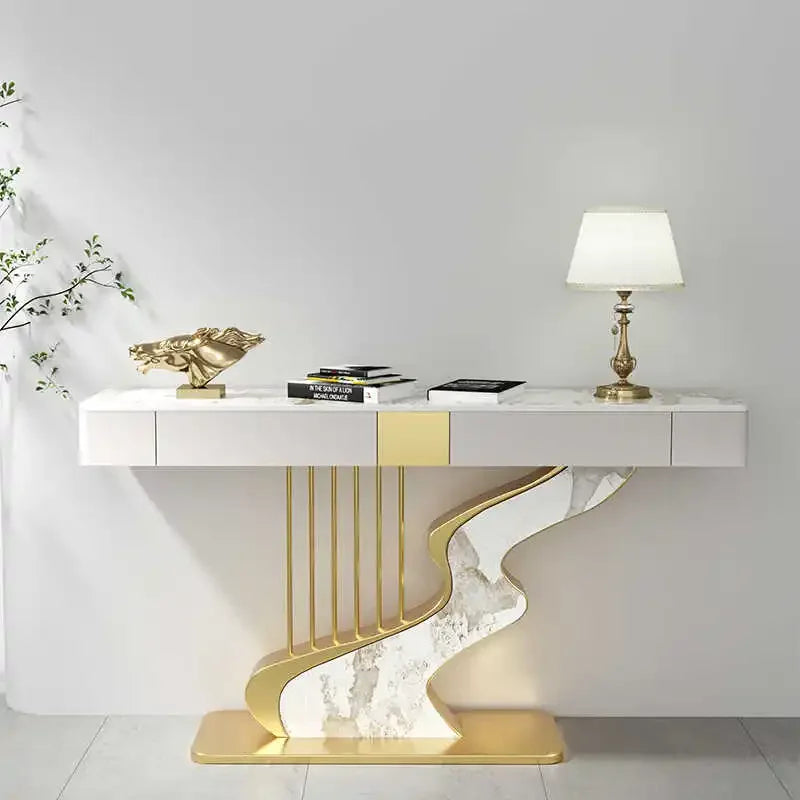 Mid-Century Nordic Console Table