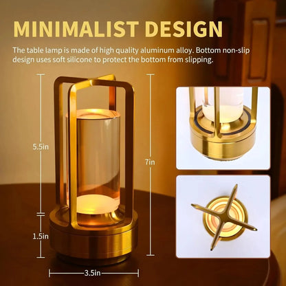 GGbingo Rechargeable LED Cordless Table Lamp