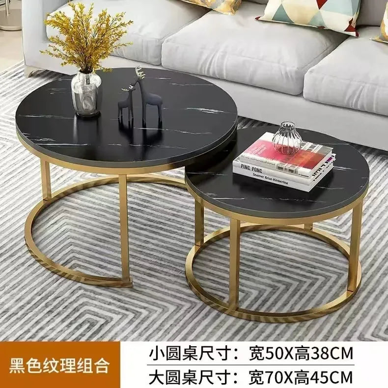 Light Luxury Round Nesting Tables
