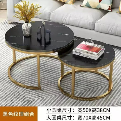 Light Luxury Round Nesting Tables