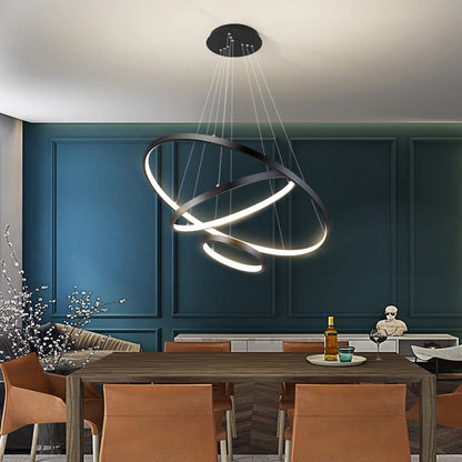 Modern LED Iron Chandelier