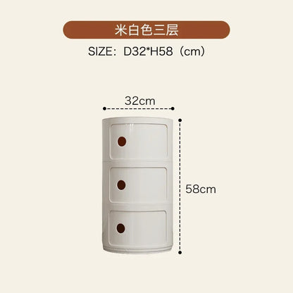 Nordic Round Storage Cabinet