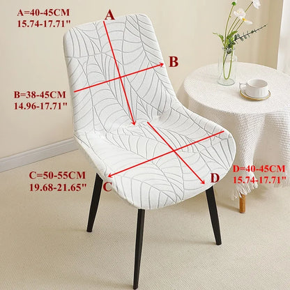 Leaf Jacquard Chair Covers