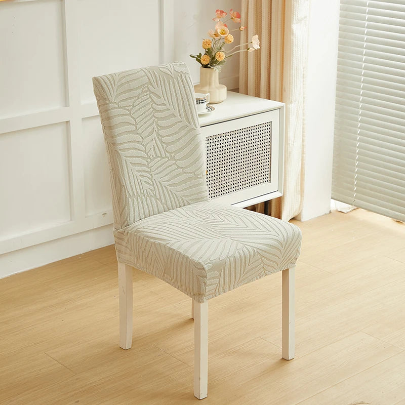Leaf Jacquard Chair Covers