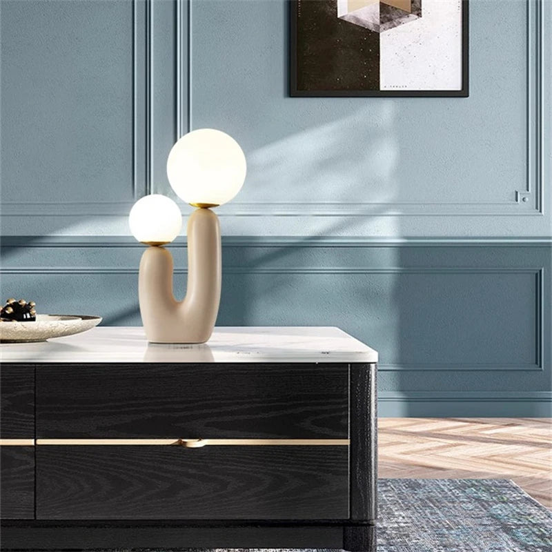 Nordic Double-Head Table Lamp