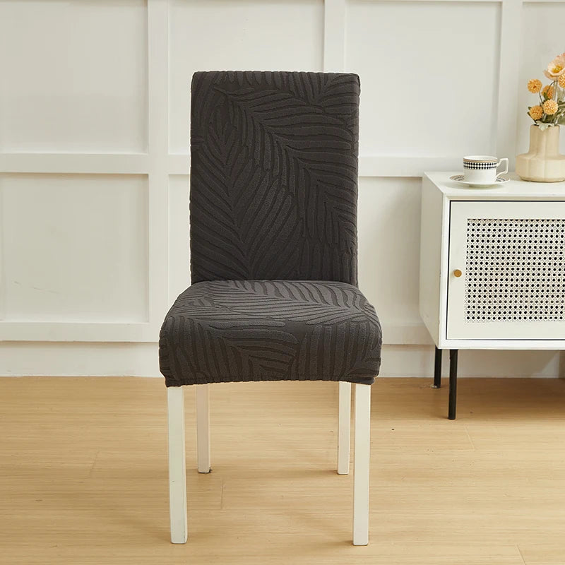 Leaf Jacquard Chair Covers