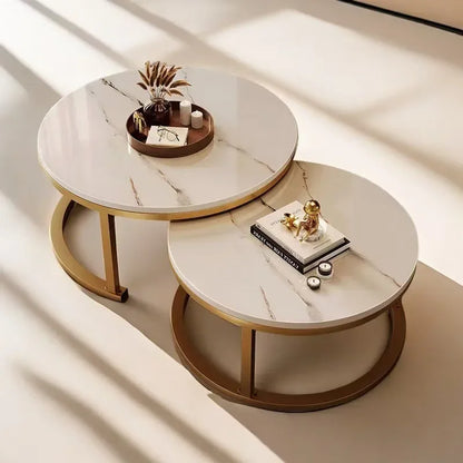 Light Luxury Round Nesting Tables