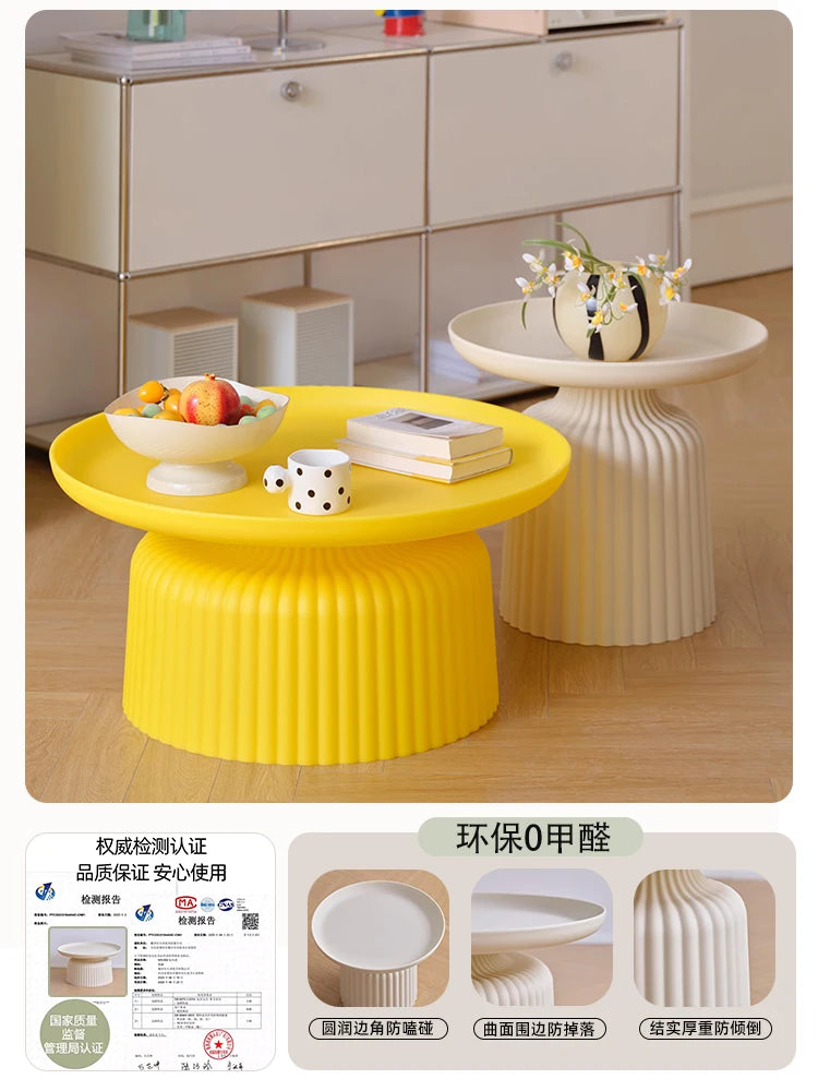 Luxury Round Coffee Table Set