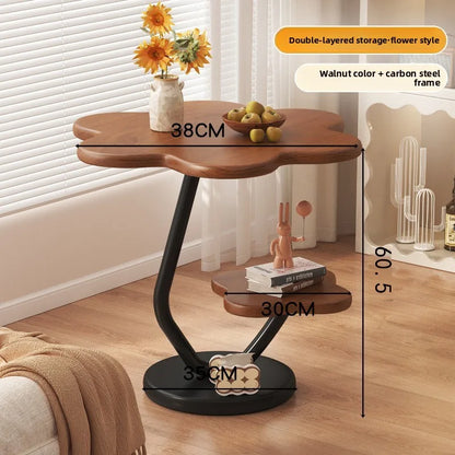 Cream Minimalist Side Table