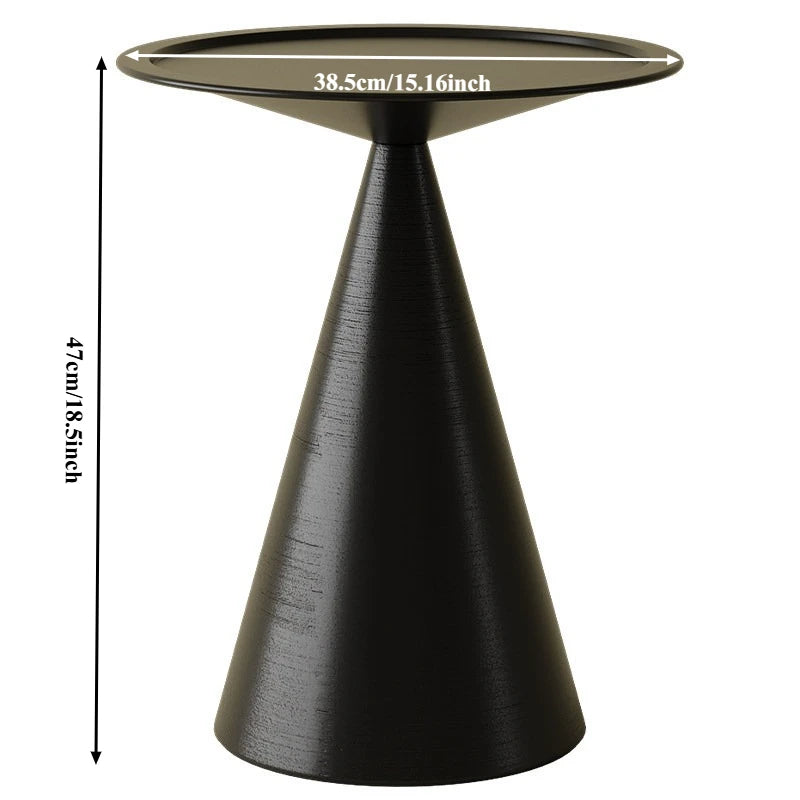 Bauhaus Round Iron Side Table