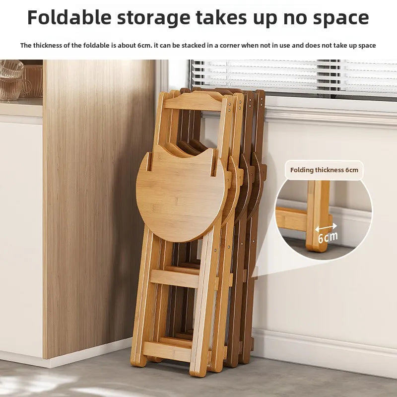 Bamboo Foldable Bar Stool