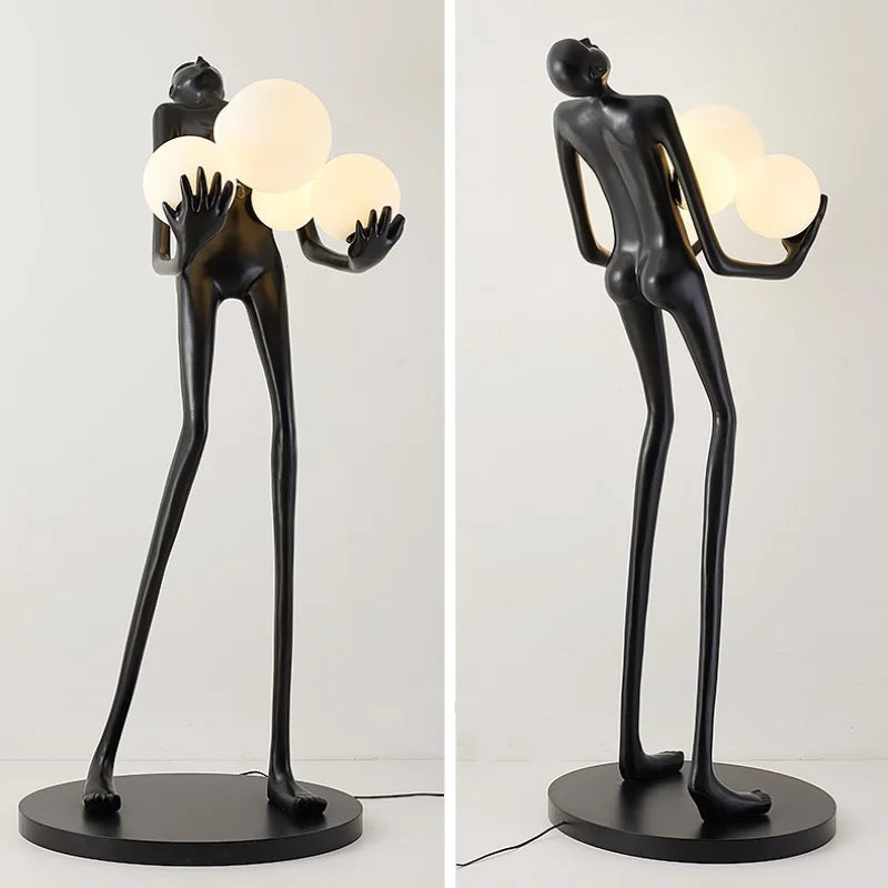 Nordic Humanoid Floor Lamp