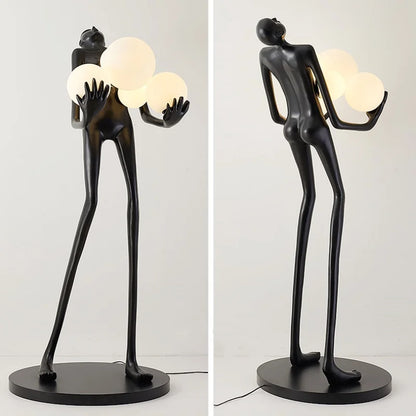 Nordic Humanoid Floor Lamp