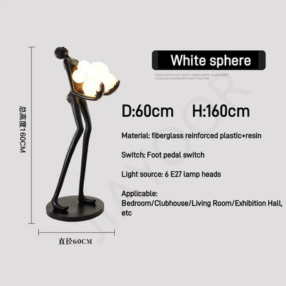 Nordic Humanoid Floor Lamp