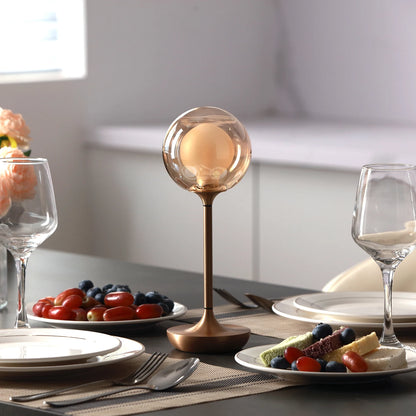 Wireless Glass Table Lamp