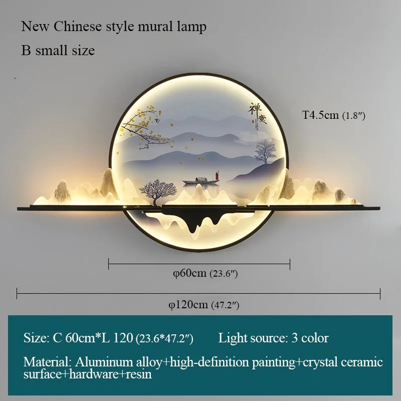 3D Landscape LED Wall Art