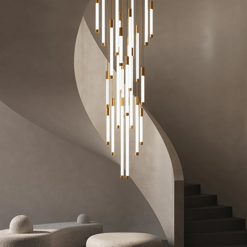 Modern Staircase LED Chandelier