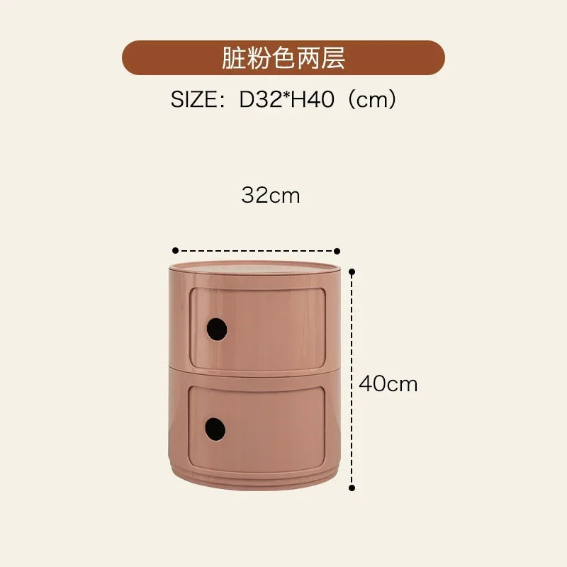 Nordic Round Storage Cabinet
