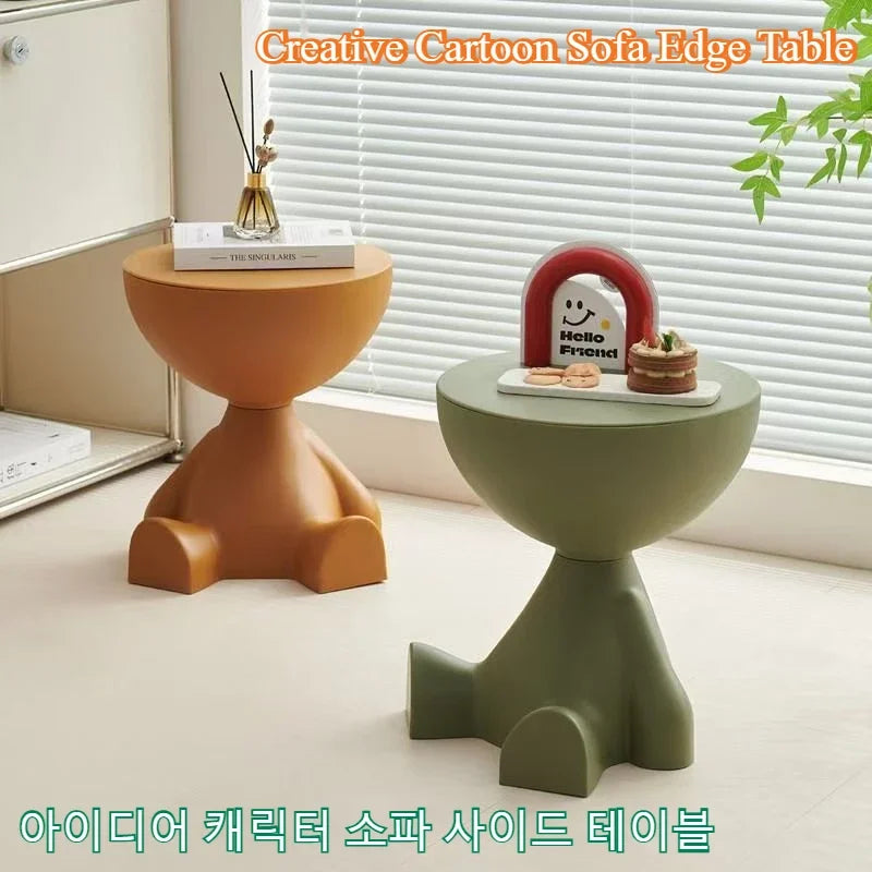 Light Luxury Cartoon Side Table