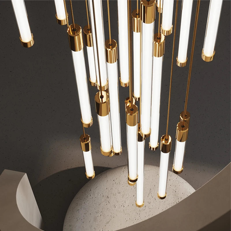Modern Staircase LED Chandelier
