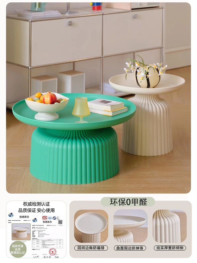 Luxury Round Coffee Table Set