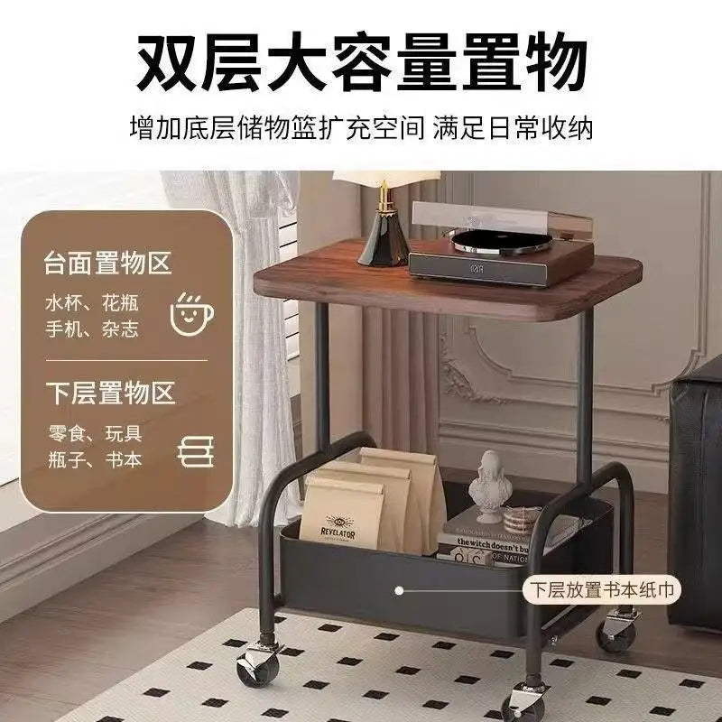 Mobile Storage Side Table