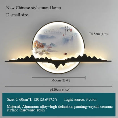 3D Landscape LED Wall Art