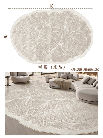 French Luxury Irregular Plush Rug