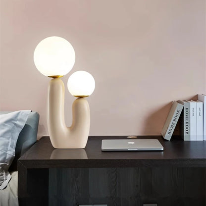 Nordic Double-Head Table Lamp