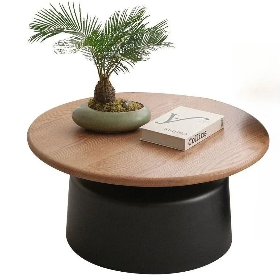 Cream Round Coffee Table Set