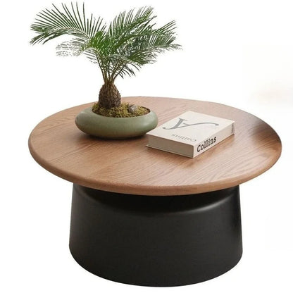 Cream Round Coffee Table Set