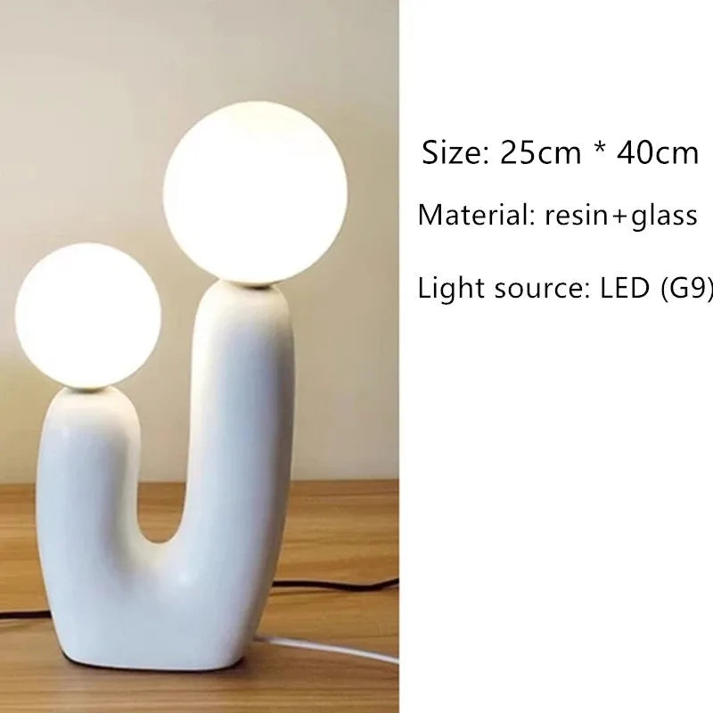 Nordic Double-Head Table Lamp