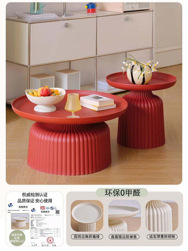Luxury Round Coffee Table Set