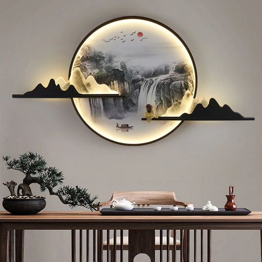 3D Landscape LED Wall Art