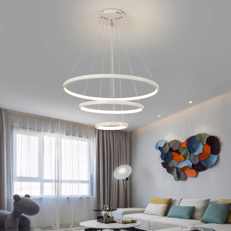Modern LED Iron Chandelier