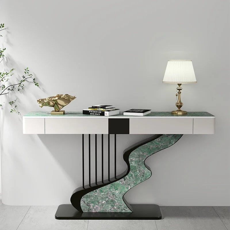 Mid-Century Nordic Console Table