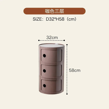 Nordic Round Storage Cabinet