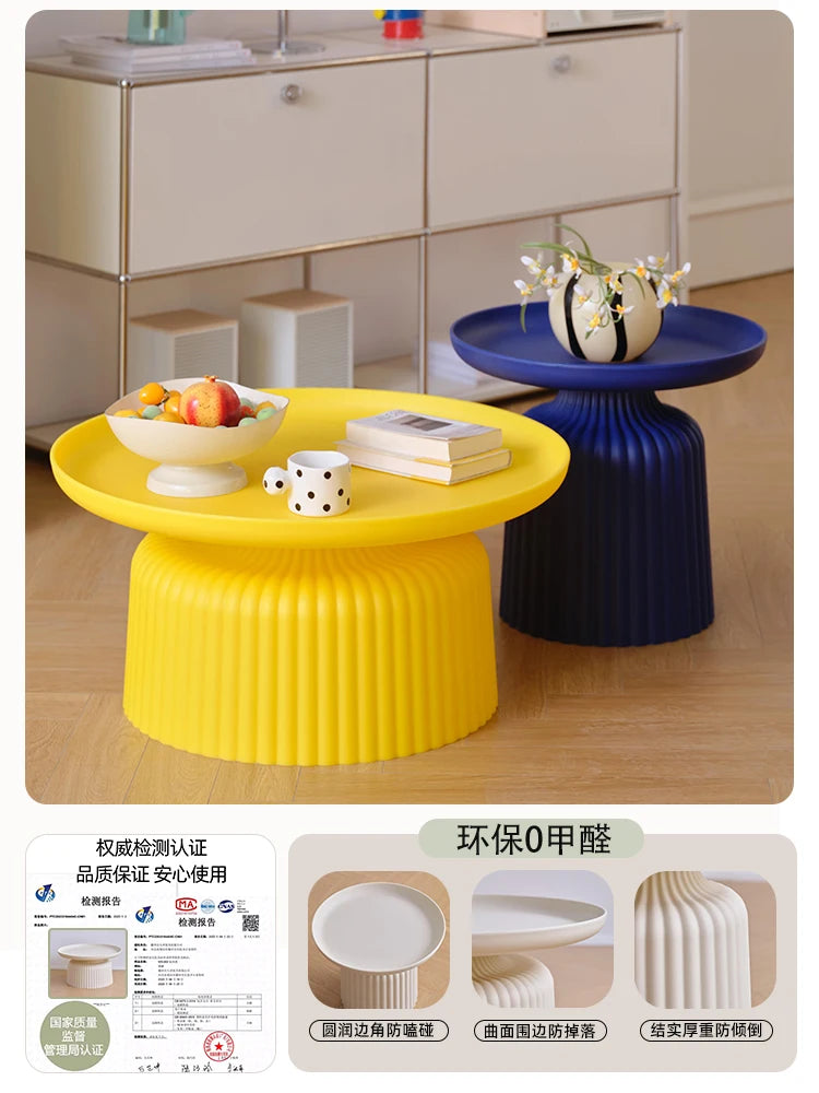 Luxury Round Coffee Table Set