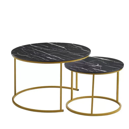 Light Luxury Round Nesting Tables