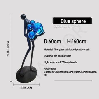 Nordic Humanoid Floor Lamp