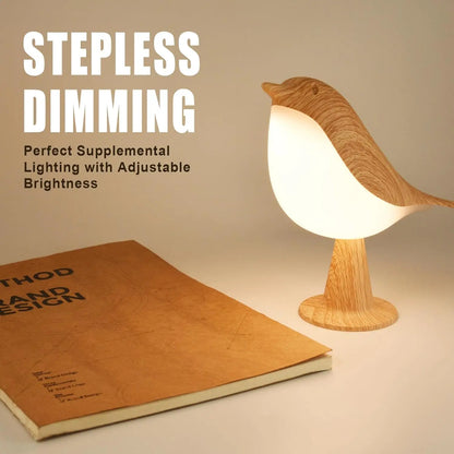 LED Touch-Control Bird Lamp