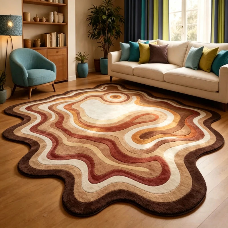 Luxury Irregular Art Rug