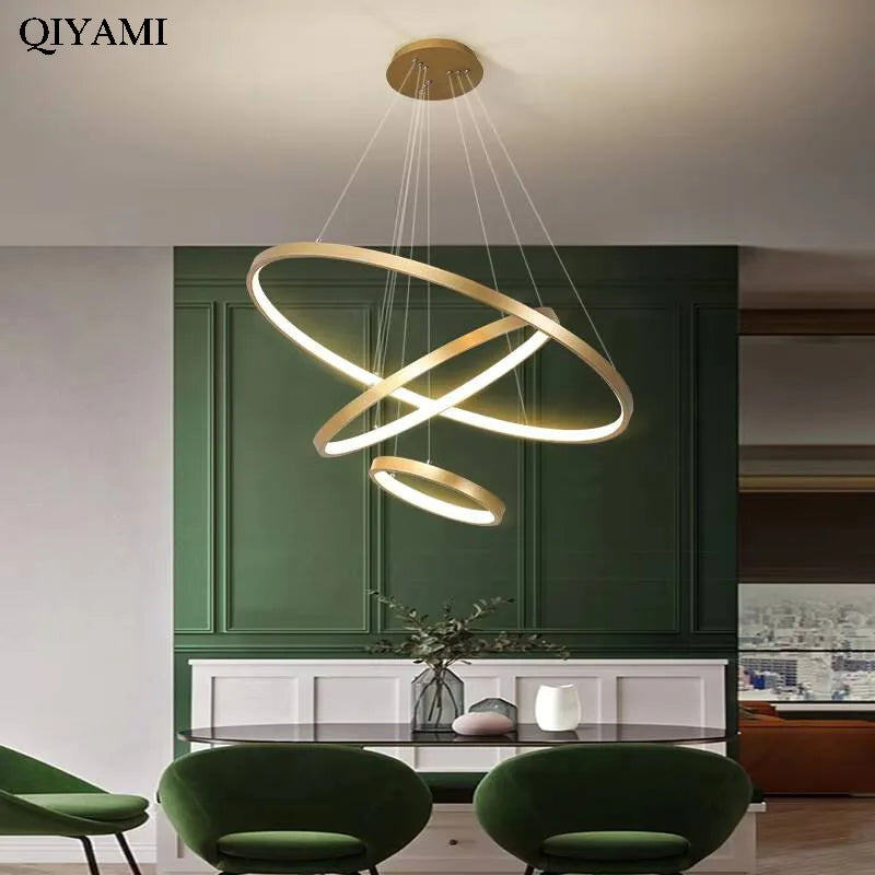 Modern LED Iron Chandelier