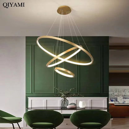 Modern LED Iron Chandelier